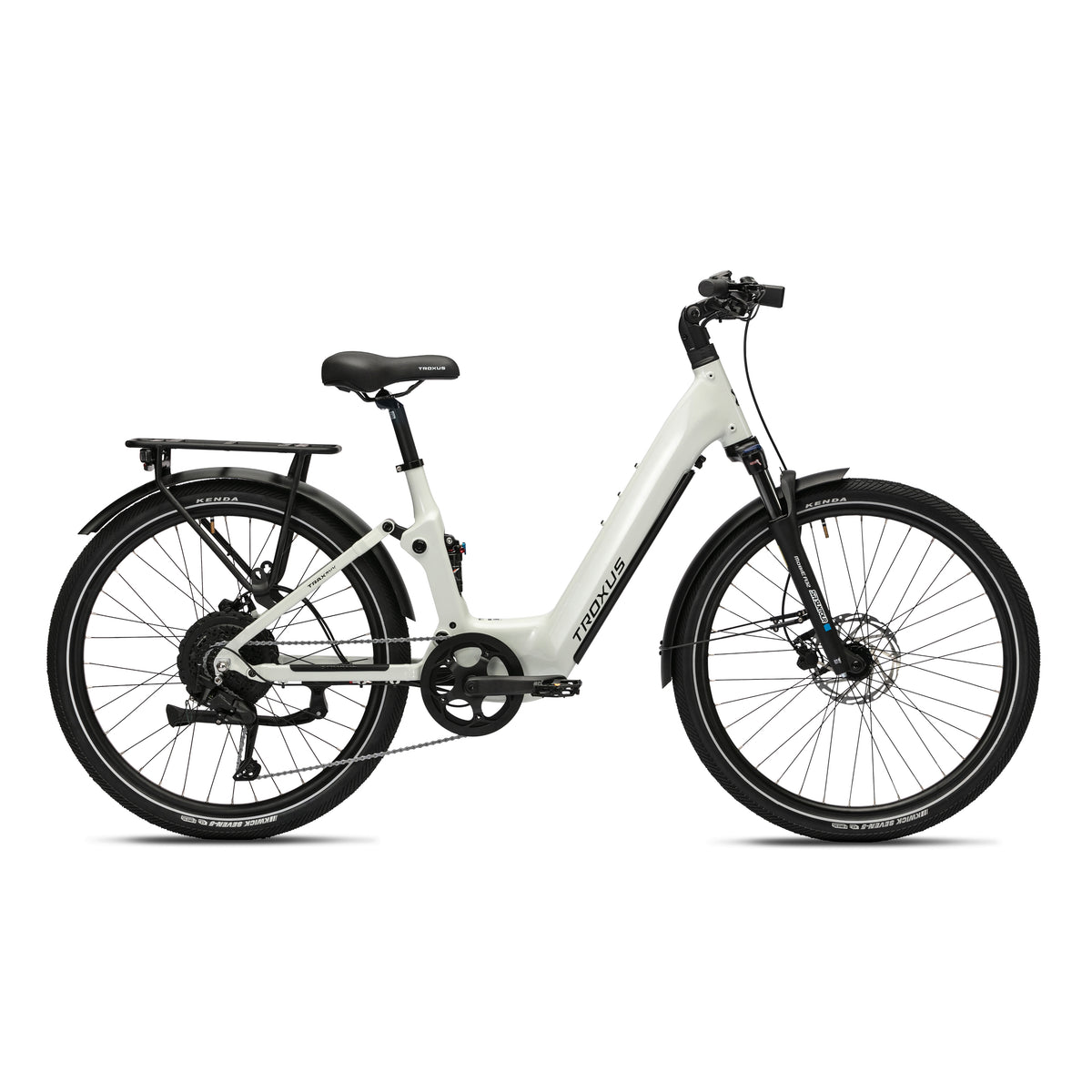 crossover e bike damen Troxus Trax SUV schmuckbox suspension commuter built for Rahmengröße:50 cm Test: Cube Access WS