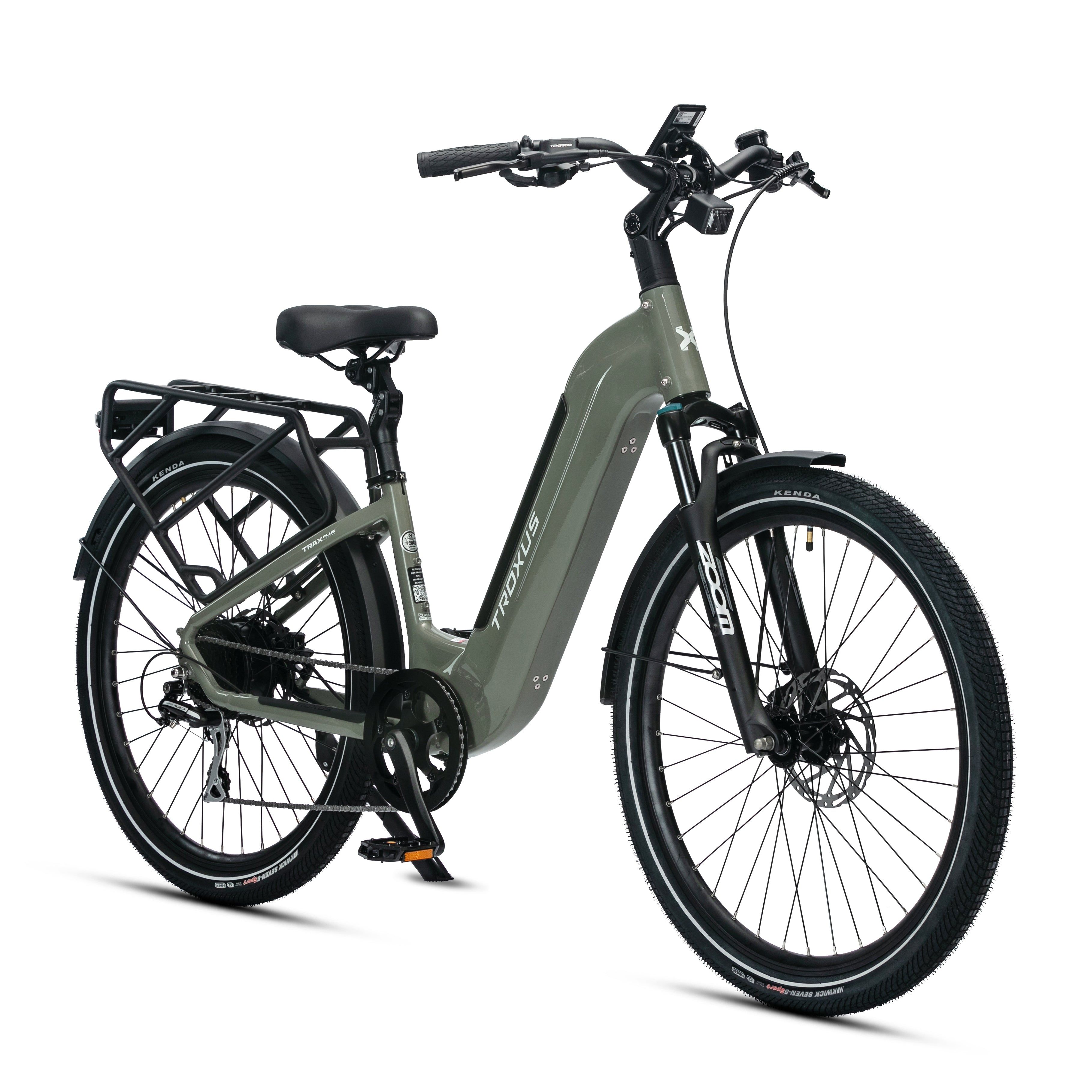 Trax Plus Commuter E-Bike - 500W/15Ah PLUS-TROXUS.