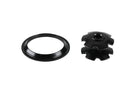 Steel 1 1/8" headset crown race and starnut