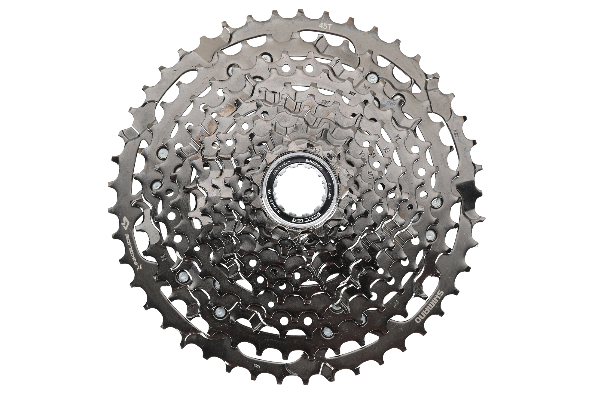 Shimano CUES 400 11 Speed 11-45t Cassette-TROXUS.