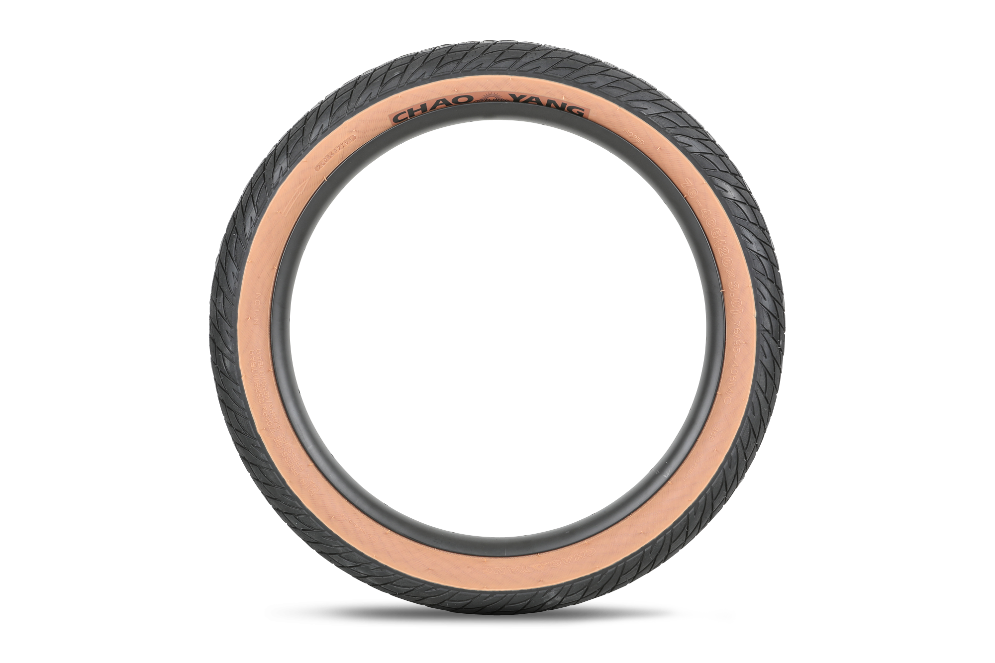 Chao Yang 5213E 20 x 3.0 Tire - Gumwall-TROXUS.