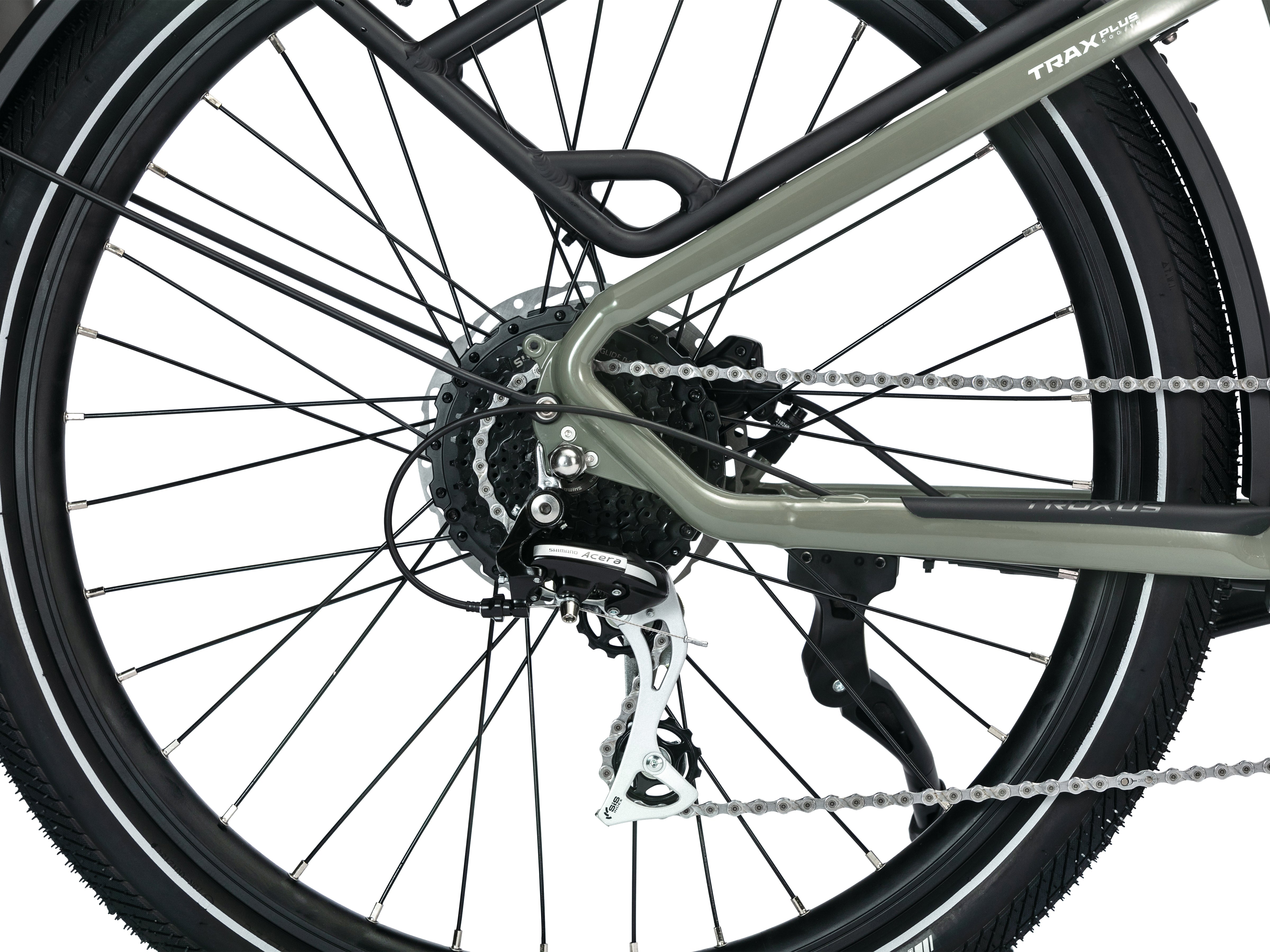 Trax Plus Commuter E-Bike - 500W/15Ah PLUS-TROXUS.