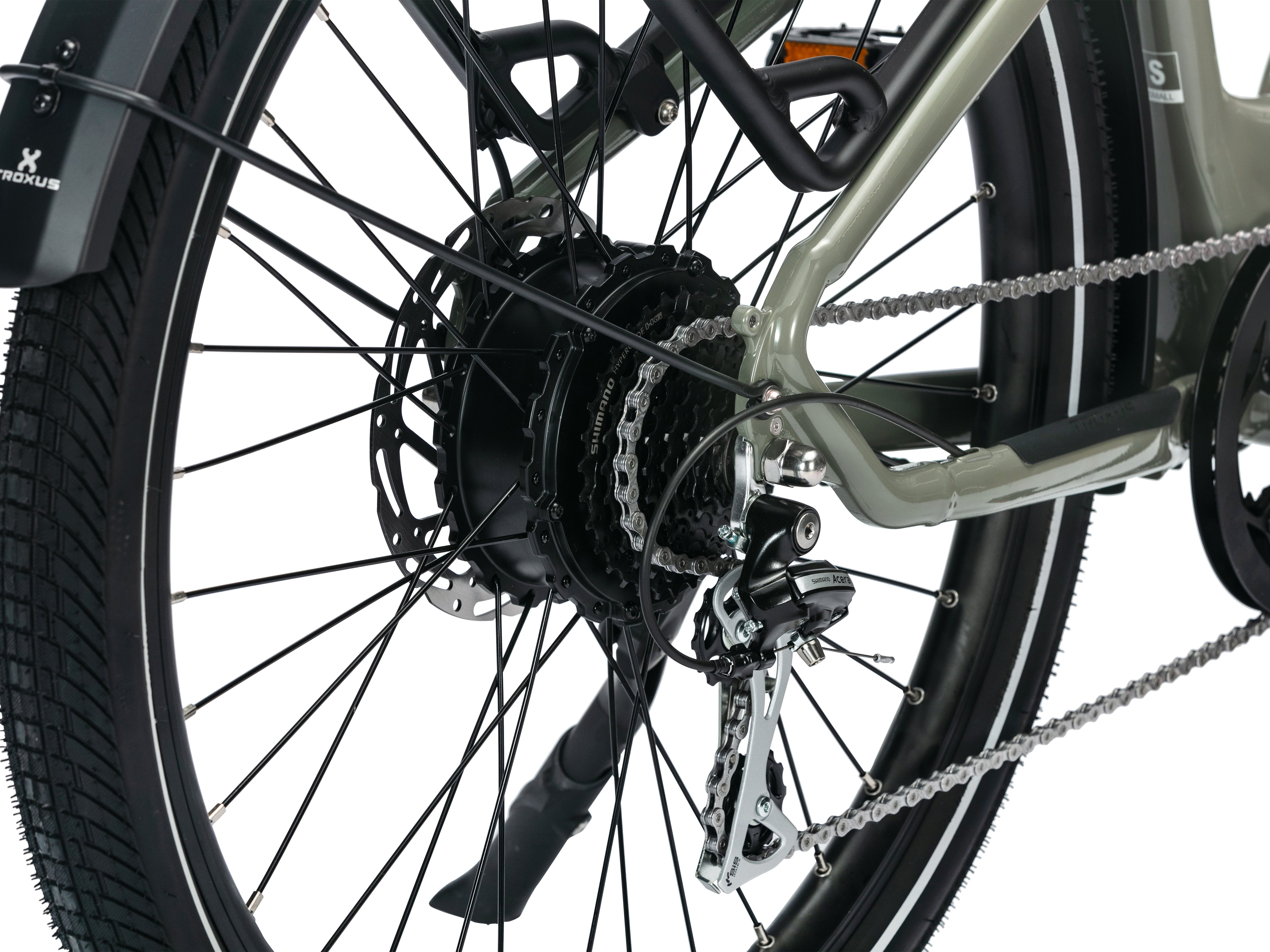 Trax Plus Commuter E-Bike - 500W/15Ah PLUS-TROXUS.