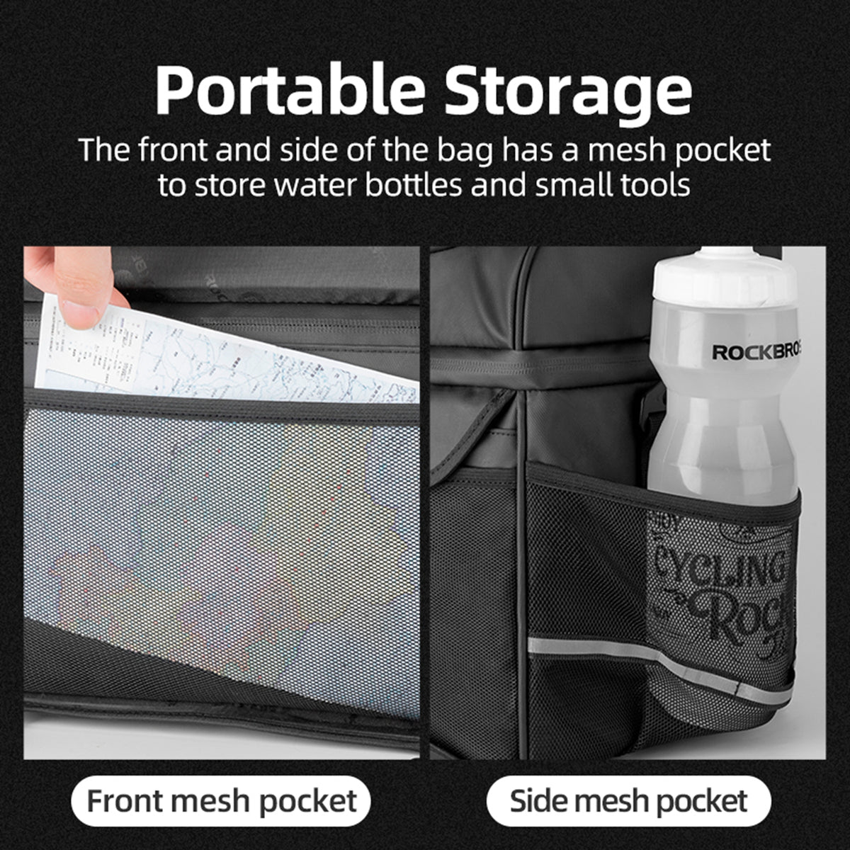 Troxus Ebike Accessories | ROCKBROS Leakproof Thermal Rack Meal Bag